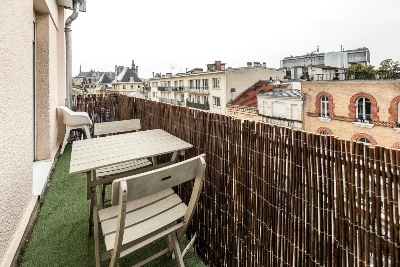 Chic B&B + Balcony - Hyper Center Reims Exterior photo